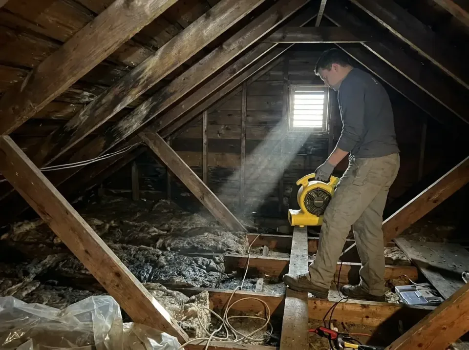 attic-water-damage-drying-proc-007 — frequently asked questions, Emergency Water Extraction & 24/7 Flood Response in Broadvi…